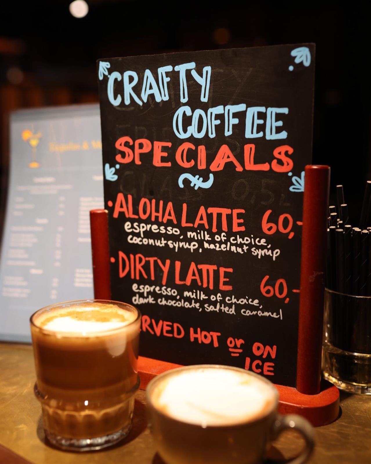 Kaffé på Aloha Bar
