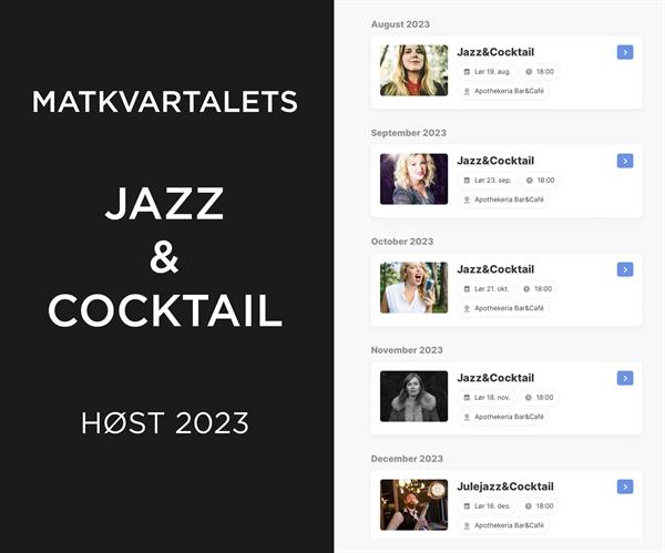 Matkvartalets Jazz & Cocktail høst 2023