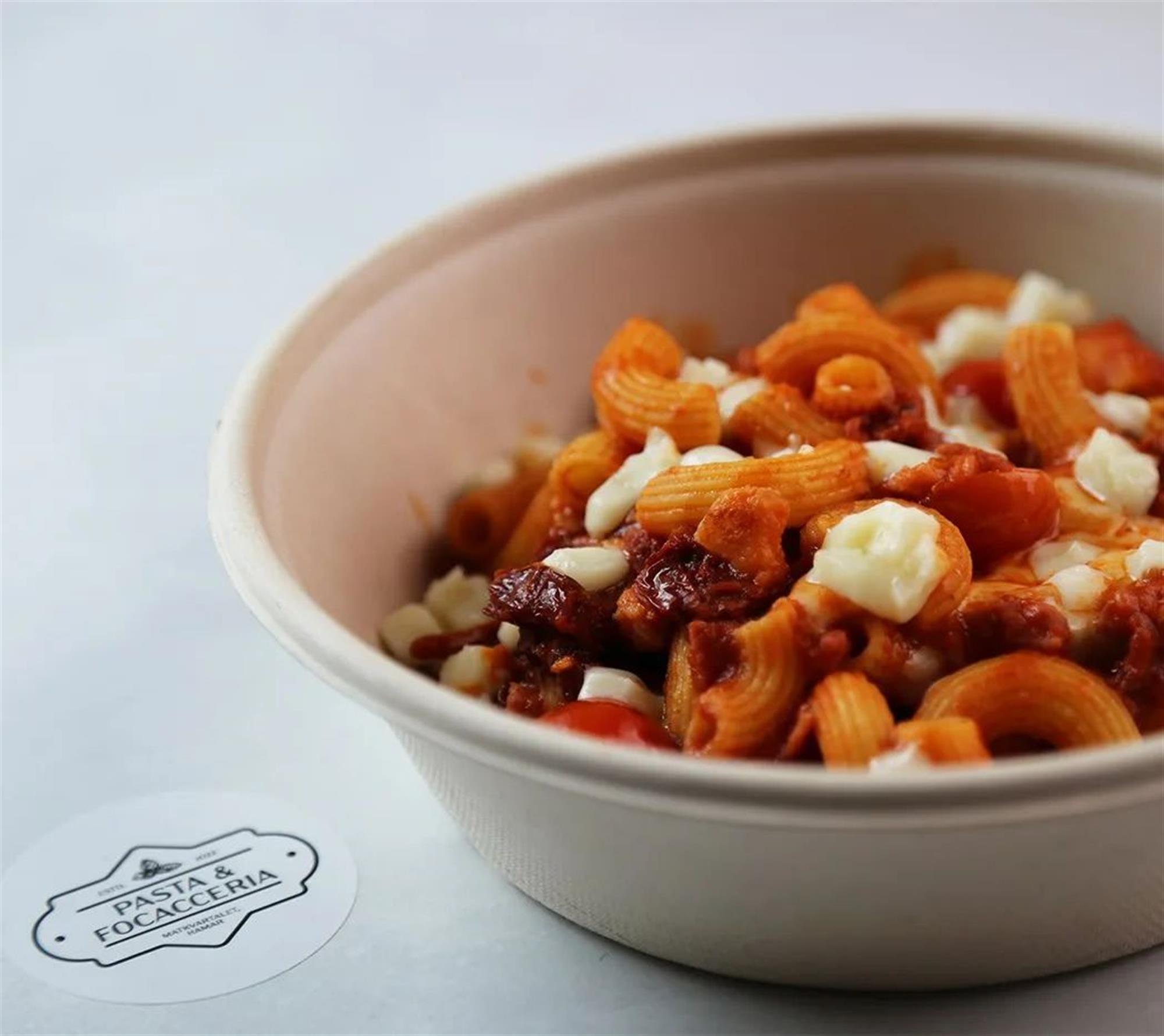 Penne med bacon