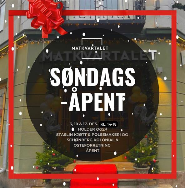 Søndags åpent JUL 2023